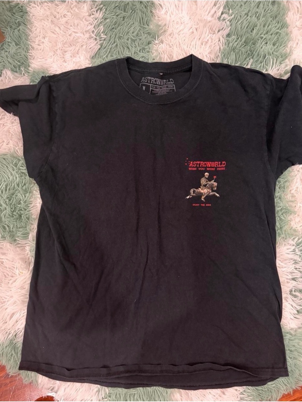 Travis Scott Astroworld Black Short-Sleeve T-Shirt
